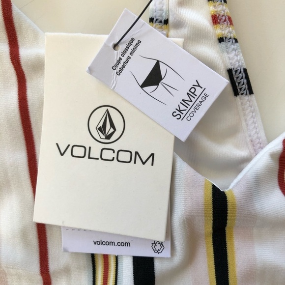 NWT Volcom “That’s Stripe” One-piece Swimsuit - Picture 7 of 10